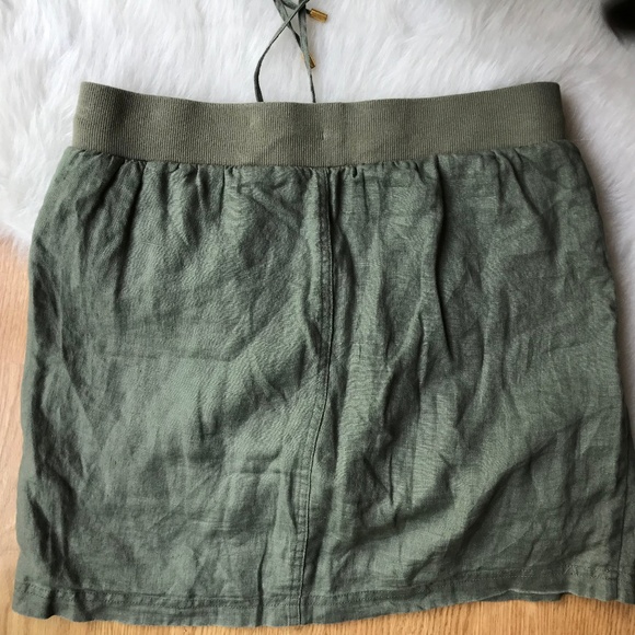 Company Ellen Tracy Linen Small Green Skort - Picture 4 of 7